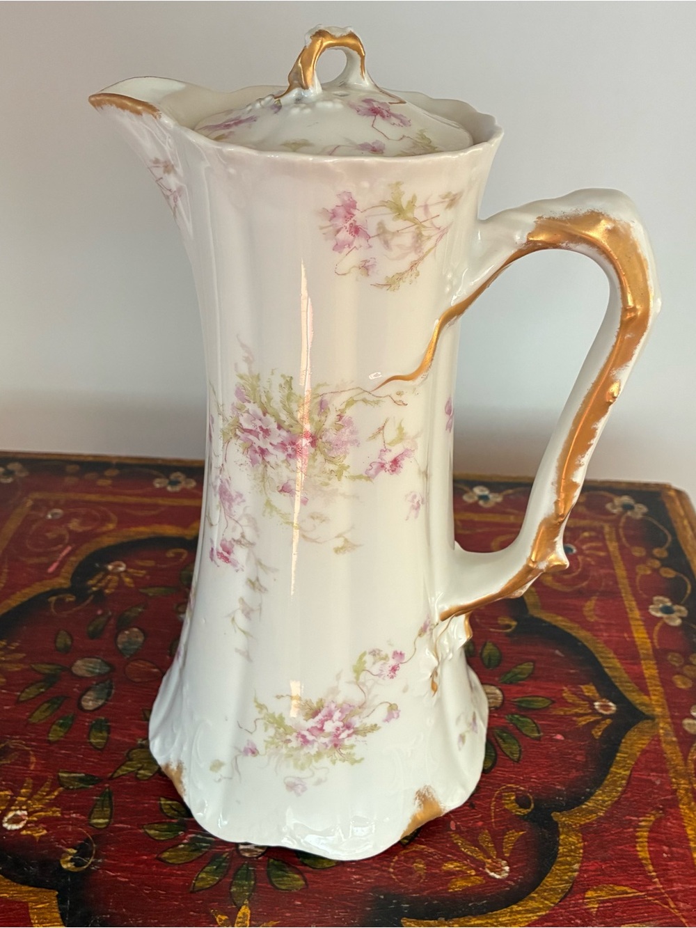 Haviland Limoges porcelain chocolate pot
